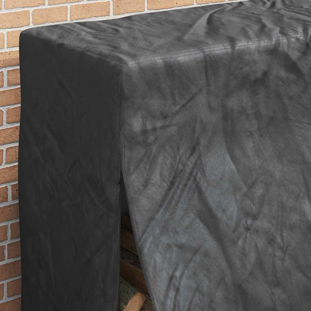 Outdoor Furniture Cover Black 122 x 61 x 106 cm 210D fabric
